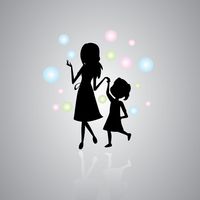 mother and daughter for mother's day, and other occasions