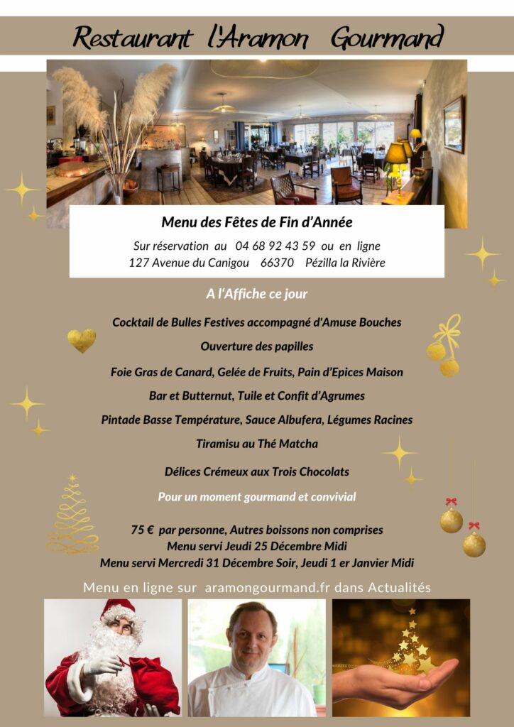 Menu Fêtes 2025 2026